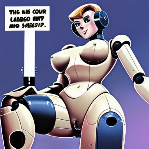  the robot is and has big ,she is a boy's 