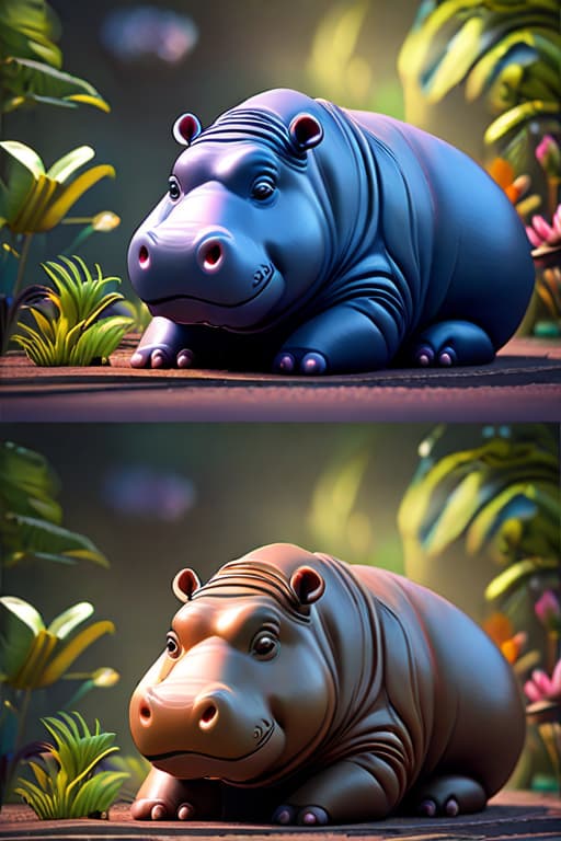  pixar style of a chuppy hippo, with big tummy like a ball, yoga pose, smile, high detailed, photorealistic, 8k <lora:WildcardX XL Detail Enhancer:1> hyperrealistic, full body, detailed clothing, highly detailed, cinematic lighting, stunningly beautiful, intricate, sharp focus, f/1. 8, 85mm, (centered image composition), (professionally color graded), ((bright soft diffused light)), volumetric fog, trending on instagram, trending on tumblr, HDR 4K, 8K