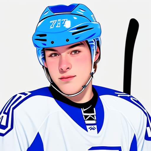  draw a ice hockey player from finland