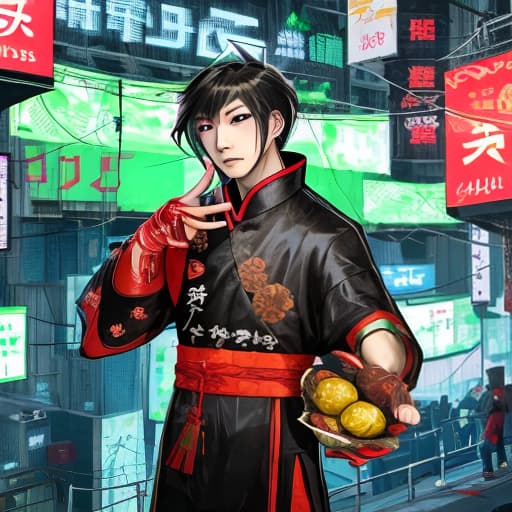  Zongzi, a perfect combination of tradition and cyberpunk style，