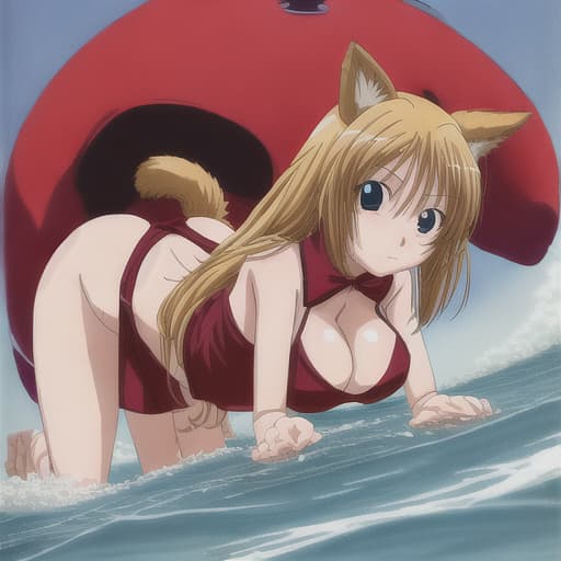  no clothes very girl and very hot and shyed doggystyle anime manga style big and big doggygirl