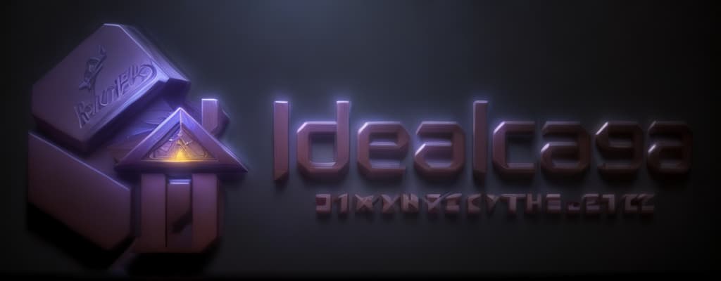  fantasy rich 3d render of a logo (best quality, masterpiece:1.2), ultrahigh res, highly detailed, sharp focus