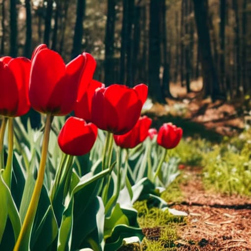 fwatch style one red tulip flower hyperrealistic, full body, detailed clothing, highly detailed, cinematic lighting, stunningly beautiful, intricate, sharp focus, f/1. 8, 85mm, (centered image composition), (professionally color graded), ((bright soft diffused light)), volumetric fog, trending on instagram, trending on tumblr, HDR 4K, 8K