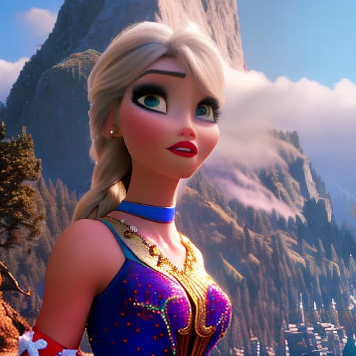 modern disney style cute hyperrealistic, full body, detailed clothing, highly detailed, cinematic lighting, stunningly beautiful, intricate, sharp focus, f/1. 8, 85mm, (centered image composition), (professionally color graded), ((bright soft diffused light)), volumetric fog, trending on instagram, trending on tumblr, HDR 4K, 8K