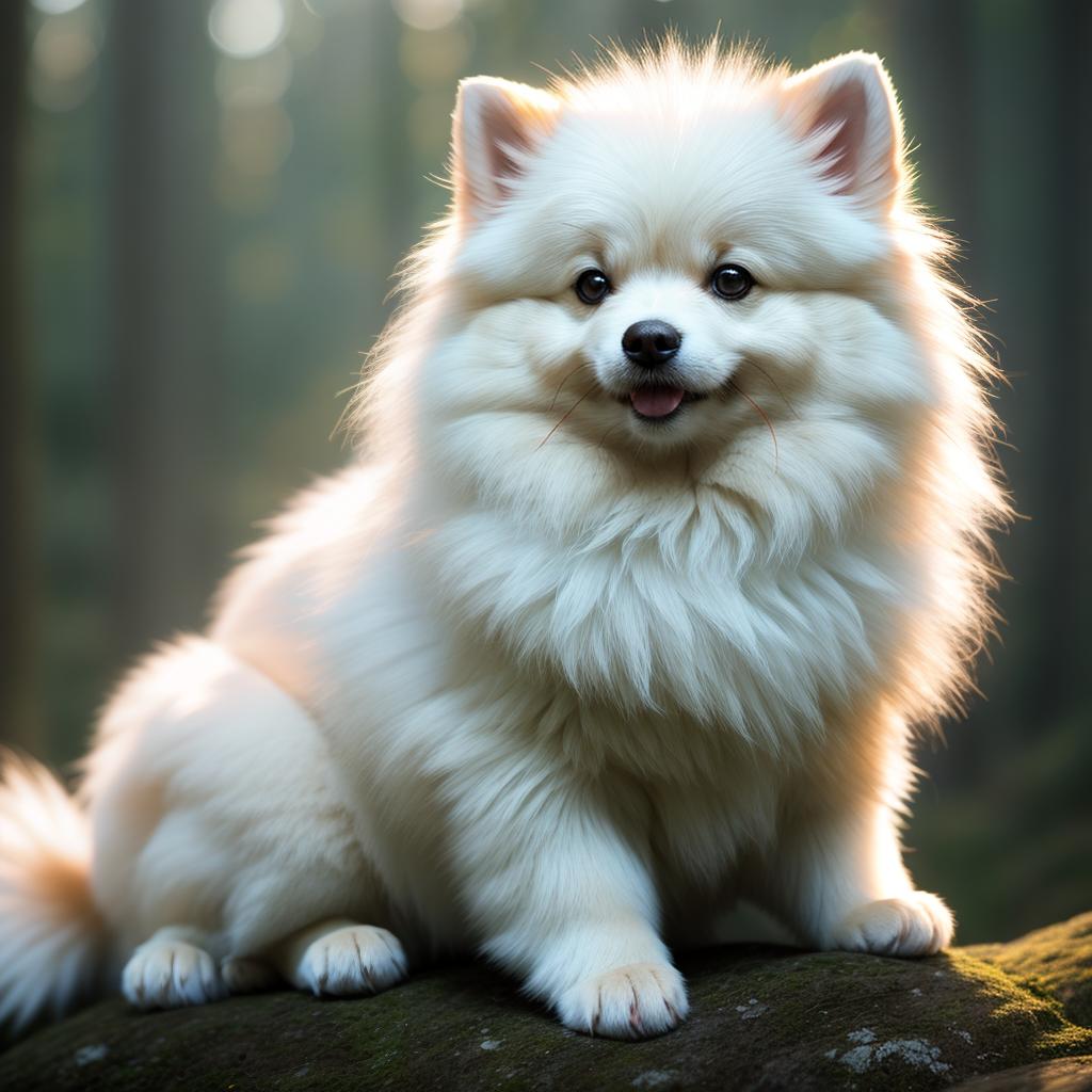  Masterpiece, ((RAW Photo of white pomeranian)),godly, majestic, pope, cute, fluffy, religion, best quality,highest quality, award winning photo, (masterpiece), professional photography, photorealism, fashion photography, sharp focus, cinematic, volumetric lighting, high resolution, sharp, sharp image, 4k, 8k, 35 mm, highly detailed, Uber detail, high contrast, dramatic lighting techniques, professional lighting, stunning, striking compositions, provocative visual storytelling hyperrealistic, full body, detailed clothing, highly detailed, cinematic lighting, stunningly beautiful, intricate, sharp focus, f/1. 8, 85mm, (centered image composition), (professionally color graded), ((bright soft diffused light)), volumetric fog, trending on instagram, trending on tumblr, HDR 4K, 8K