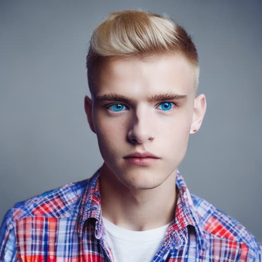 portrait+ style czech homosexual queer twink blonde very cute dude face