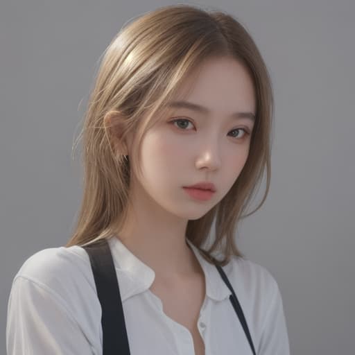  girl, best quality, solo, headshot, simple background