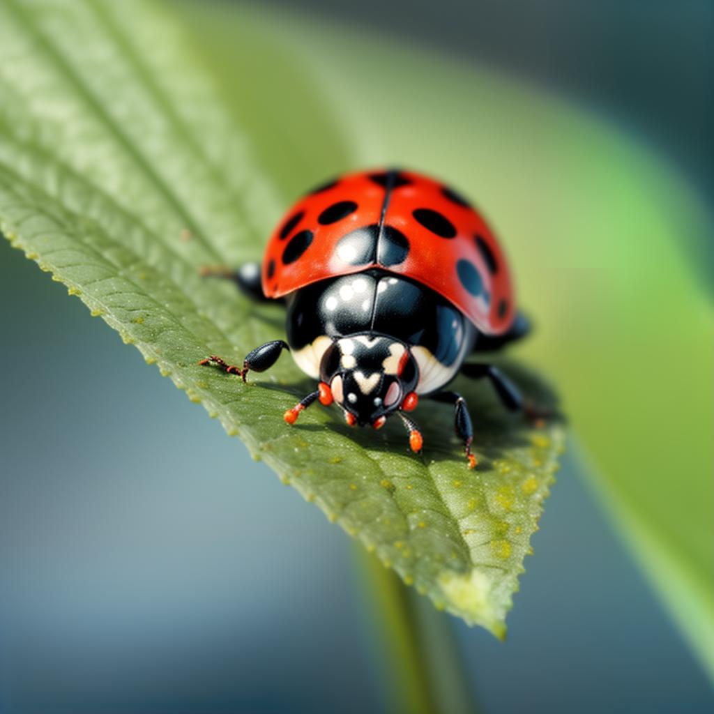  Ladybug on a cannabis leaf, RAW Photo, enhanced details, best quality, ultrahigh resolution, highly detailed, (sharp focus), masterpiece, (centered image composition), (professionally color graded), ((bright soft diffused light)), trending on instagram, trending on tumblr, HDR 4K