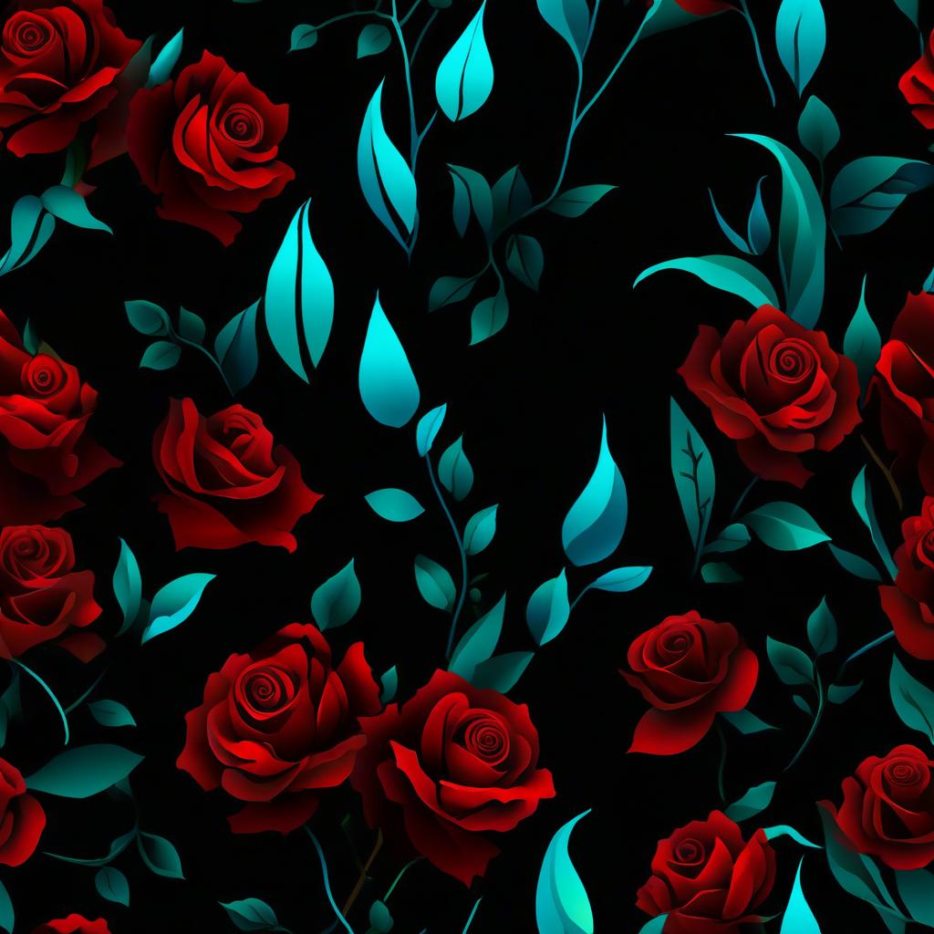  ethereal fantasy concept art of Fantasy bouquet of roses in the style of Jewish folk craft. The bouquet consists of three roses. (Roses): color of the buds red, burgundy. (Leaves and branches): color turquoise, golden, yellow, amber. Background: dark blue, gradually turning black. . magnificent, celestial, ethereal, painterly, epic, majestic, magical, fantasy art, cover art, dreamy hyperrealistic, full body, detailed clothing, highly detailed, cinematic lighting, stunningly beautiful, intricate, sharp focus, f/1. 8, 85mm, (centered image composition), (professionally color graded), ((bright soft diffused light)), volumetric fog, trending on instagram, trending on tumblr, HDR 4K, 8K