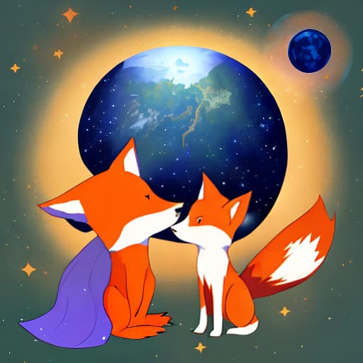  planet of foxes with little prince