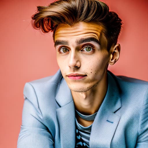 portrait+ style joe sugg queer face