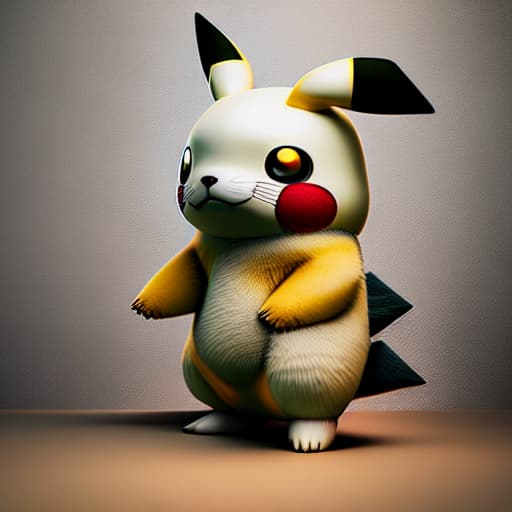  PIKACHU hyperrealistic, full body, detailed clothing, highly detailed, cinematic lighting, stunningly beautiful, intricate, sharp focus, f/1. 8, 85mm, (centered image composition), (professionally color graded), ((bright soft diffused light)), volumetric fog, trending on instagram, trending on tumblr, HDR 4K, 8K