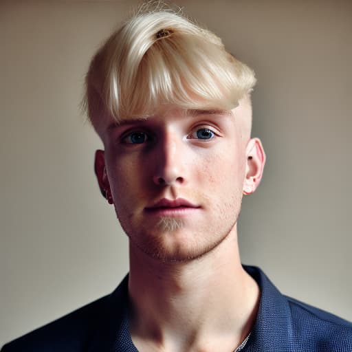 portrait+ style british queer youtuber blonde very cute dude face