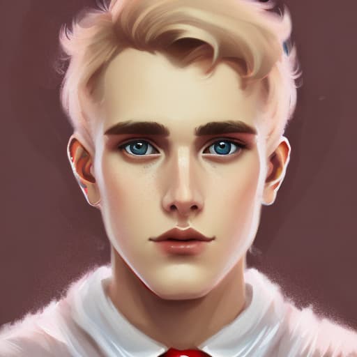 portrait+ style czech homosexual queer twink blonde very cute dude face