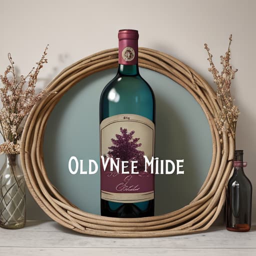  Old bottle new wine character image,