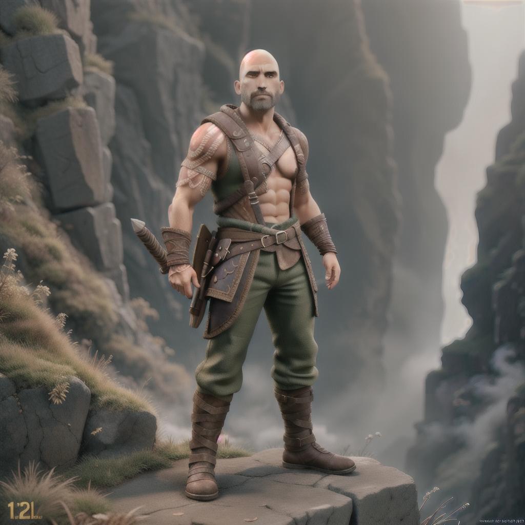  God of war hyperrealistic, full body, detailed clothing, highly detailed, cinematic lighting, stunningly beautiful, intricate, sharp focus, f/1. 8, 85mm, (centered image composition), (professionally color graded), ((bright soft diffused light)), volumetric fog, trending on instagram, trending on tumblr, HDR 4K, 8K