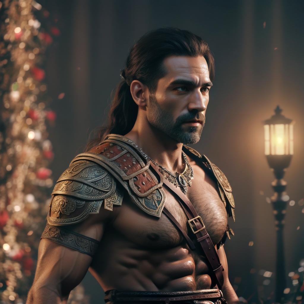  God of war hyperrealistic, full body, detailed clothing, highly detailed, cinematic lighting, stunningly beautiful, intricate, sharp focus, f/1. 8, 85mm, (centered image composition), (professionally color graded), ((bright soft diffused light)), volumetric fog, trending on instagram, trending on tumblr, HDR 4K, 8K