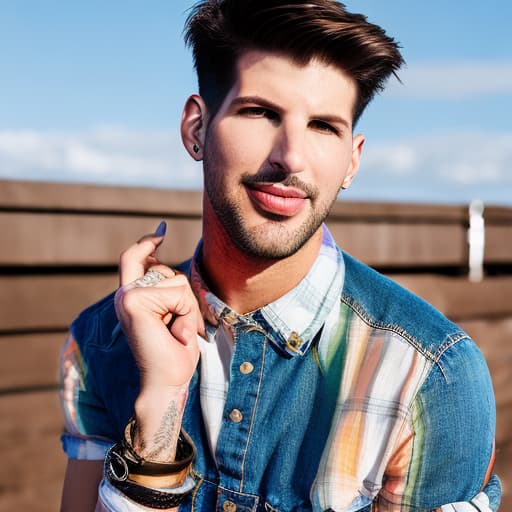 portrait+ style daniel preda homosexual queer face