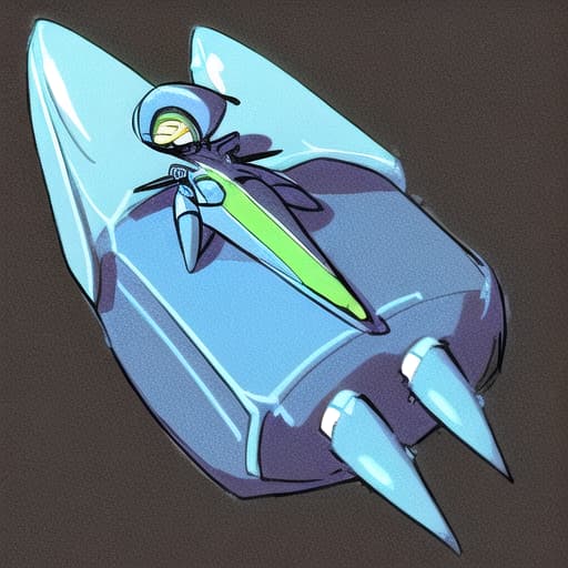  A small spaceship 2D