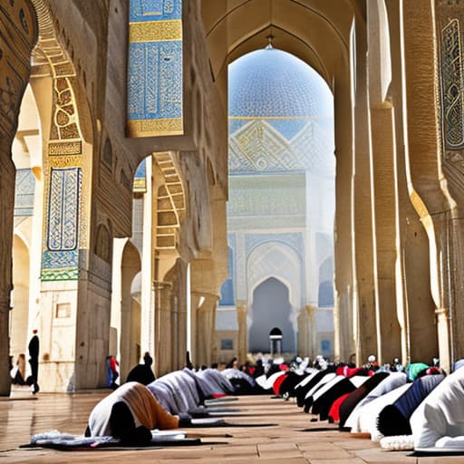 analog style muslims pray in the mosque of Aqsa and free palestine hyperrealistic, full body, detailed clothing, highly detailed, cinematic lighting, stunningly beautiful, intricate, sharp focus, f/1. 8, 85mm, (centered image composition), (professionally color graded), ((bright soft diffused light)), volumetric fog, trending on instagram, trending on tumblr, HDR 4K, 8K