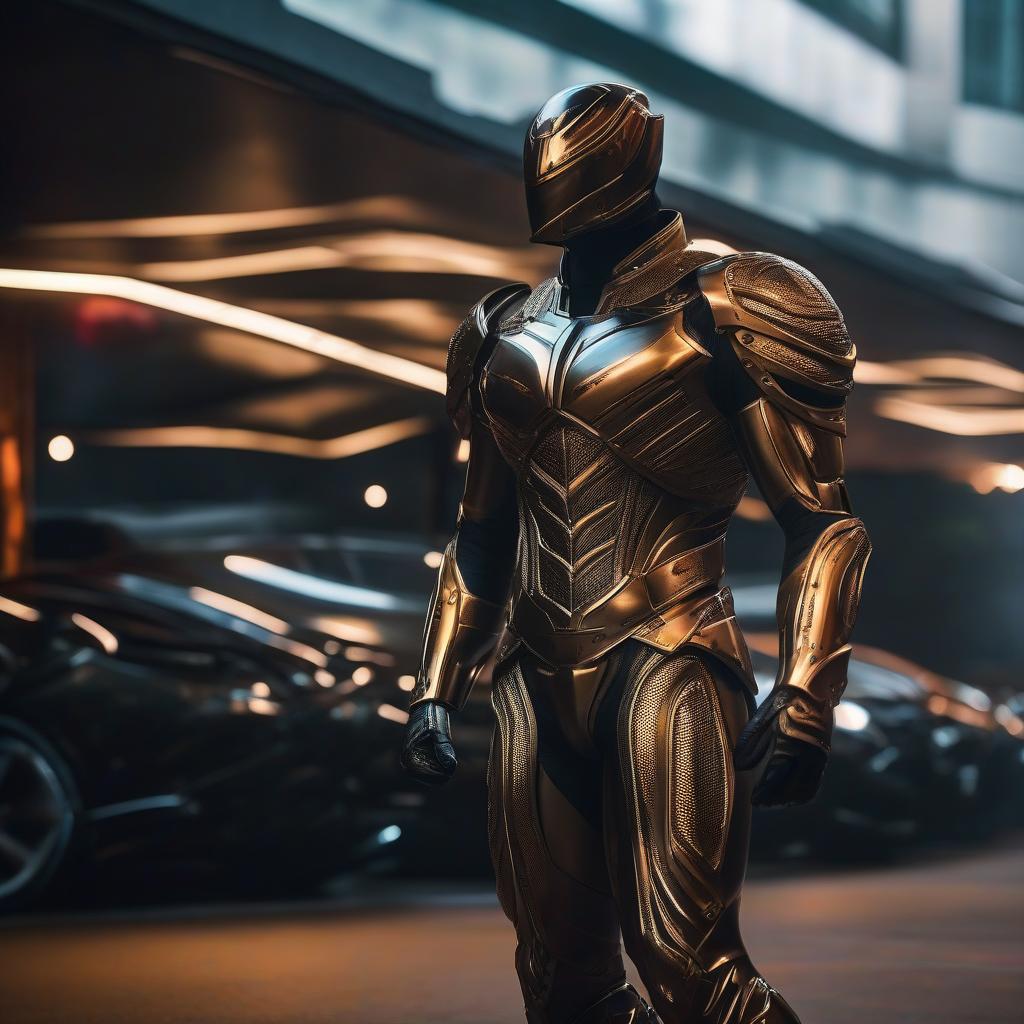  metal lacquer hyperrealistic, full body, detailed clothing, highly detailed, cinematic lighting, stunningly beautiful, intricate, sharp focus, f/1. 8, 85mm, (centered image composition), (professionally color graded), ((bright soft diffused light)), volumetric fog, trending on instagram, trending on tumblr, HDR 4K, 8K