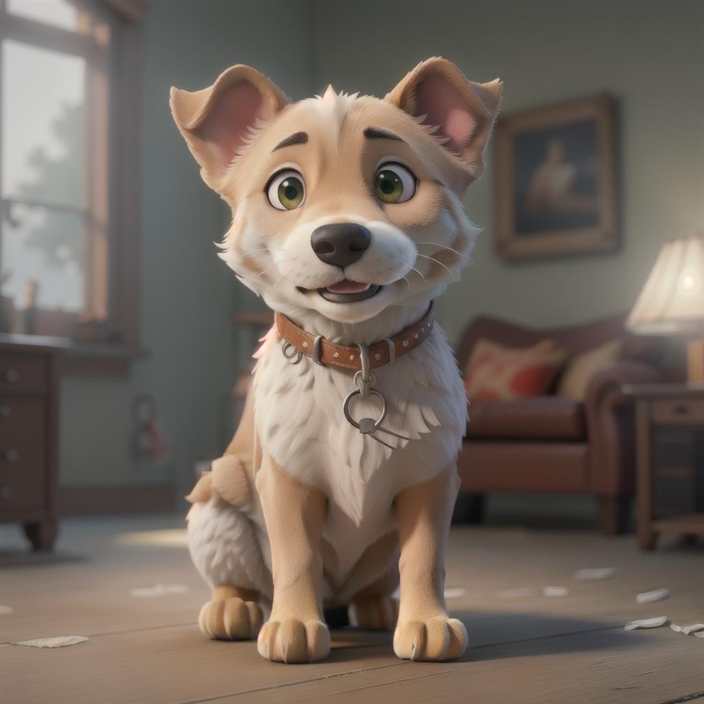  dog hyperrealistic, full body, detailed clothing, highly detailed, cinematic lighting, stunningly beautiful, intricate, sharp focus, f/1. 8, 85mm, (centered image composition), (professionally color graded), ((bright soft diffused light)), volumetric fog, trending on instagram, trending on tumblr, HDR 4K, 8K