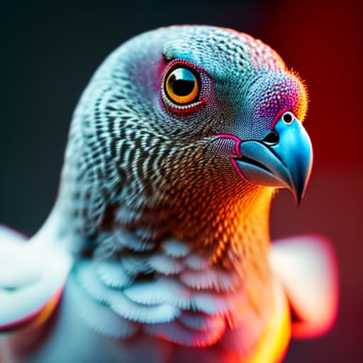 mdjrny-v4 style the pigeon with a message in its mouth or in its legs hyperrealistic, full body, detailed clothing, highly detailed, cinematic lighting, stunningly beautiful, intricate, sharp focus, f/1. 8, 85mm, (centered image composition), (professionally color graded), ((bright soft diffused light)), volumetric fog, trending on instagram, trending on tumblr, HDR 4K, 8K