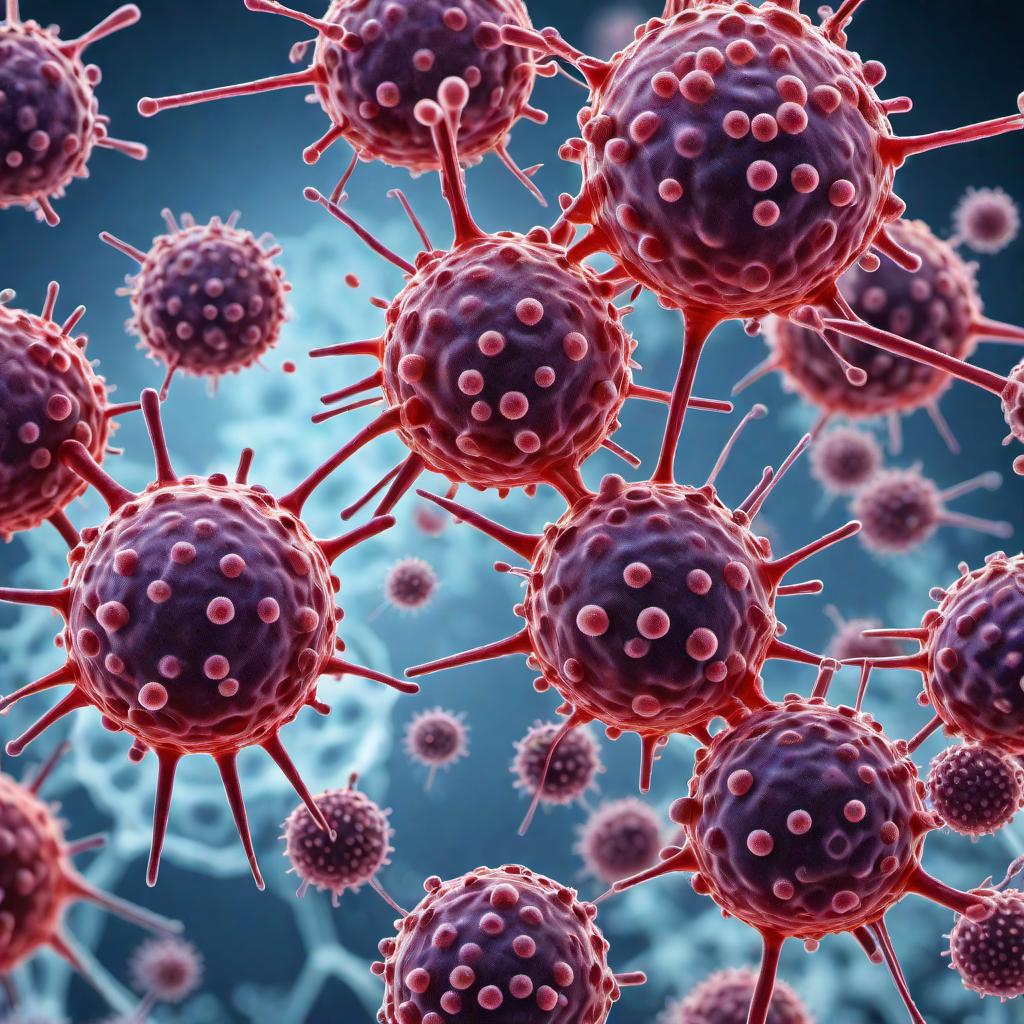  A detailed diagram illustrating how specific microbial agents (like viruses and bacteria) interact with the immune cells to activate and differentiate T and B cells, leading to the development of Multiple Sclerosis (MS). The diagram should include the following components: 1. **Microbial Agents:** - Epstein-Barr Virus (EBV) - Human Herpesvirus 6 (HHV-6) - Cytomegalovirus (CMV) - Chlamydia pneumoniae - Mycoplasma pneumoniae 2. **Immune Cells Interaction:** - Interaction of viruses and bacteria with Antigen-Presenting Cells (APCs) like dendritic cells and macrophages. - Presentation of microbial antigens to T cells (CD4+ T cells, CD8+ T cells). - Activation of T cells into Th1 and Th17 cells, releasing cytok hyperrealistic, full body, detailed clothing, highly detailed, cinematic lighting, stunningly beautiful, intricate, sharp focus, f/1. 8, 85mm, (centered image composition), (professionally color graded), ((bright soft diffused light)), volumetric fog, trending on instagram, trending on tumblr, HDR 4K, 8K