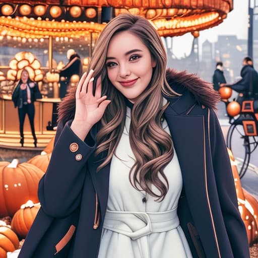  create an instagram carousel post for autumn coats