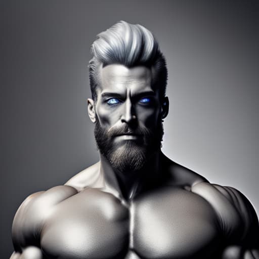  muscular blonde guy, he wears an eye patch with no shirt blue eye and shoort beard on his chin he has scars on he's chest he has an evil smile standing on a mountain of bodies hyperrealistic, full body, detailed clothing, highly detailed, cinematic lighting, stunningly beautiful, intricate, sharp focus, f/1. 8, 85mm, (centered image composition), (professionally color graded), ((bright soft diffused light)), volumetric fog, trending on instagram, trending on tumblr, HDR 4K, 8K