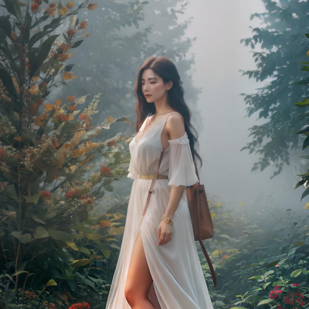  a girl hyperrealistic, full body, detailed clothing, highly detailed, cinematic lighting, stunningly beautiful, intricate, sharp focus, f/1. 8, 85mm, (centered image composition), (professionally color graded), ((bright soft diffused light)), volumetric fog, trending on instagram, trending on tumblr, HDR 4K, 8K