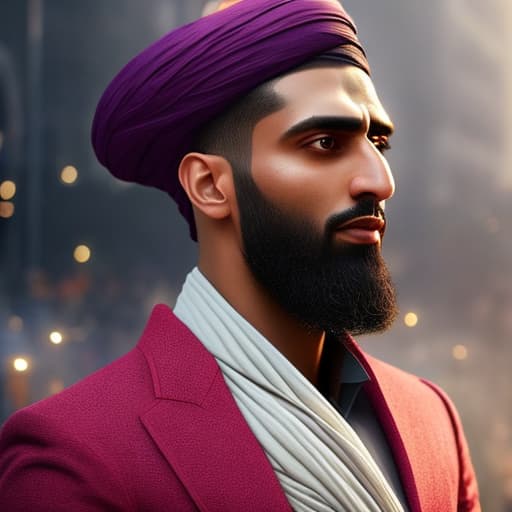  a muslim man hyperrealistic, full body, detailed clothing, highly detailed, cinematic lighting, stunningly beautiful, intricate, sharp focus, f/1. 8, 85mm, (centered image composition), (professionally color graded), ((bright soft diffused light)), volumetric fog, trending on instagram, trending on tumblr, HDR 4K, 8K