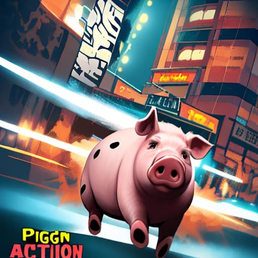  Pig action hero