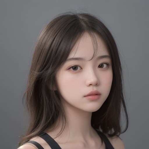  girl, best quality, solo, headshot, simple background