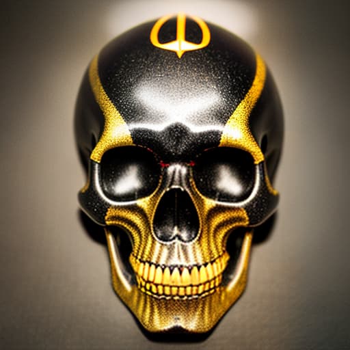 redshift style black skull with gold kintsugi, black/dark background, 3D, mist and smoke hyperrealistic, full body, detailed clothing, highly detailed, cinematic lighting, stunningly beautiful, intricate, sharp focus, f/1. 8, 85mm, (centered image composition), (professionally color graded), ((bright soft diffused light)), volumetric fog, trending on instagram, trending on tumblr, HDR 4K, 8K