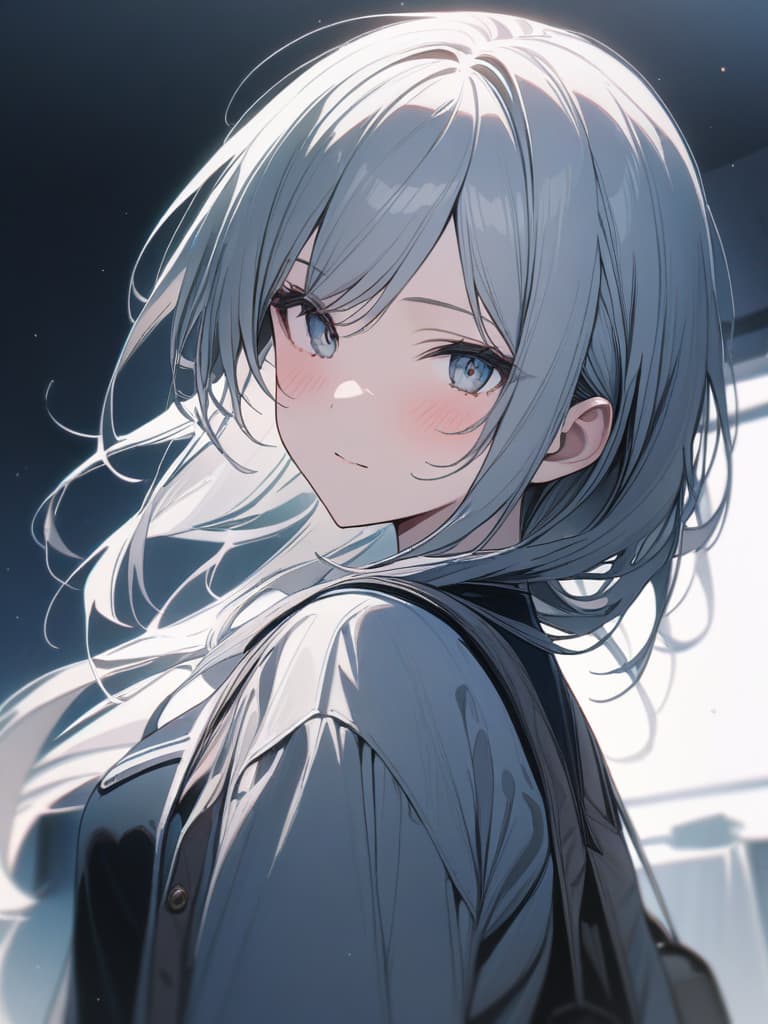  Gray hair, green, girl, masterpiece, best quality,8k,ultra detailed,high resolution,an extremely delicate and beautiful,hyper detail