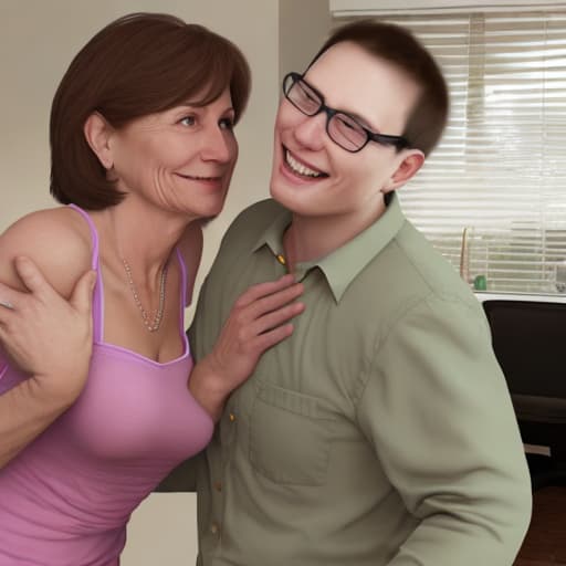 realistic son grabbing his moms