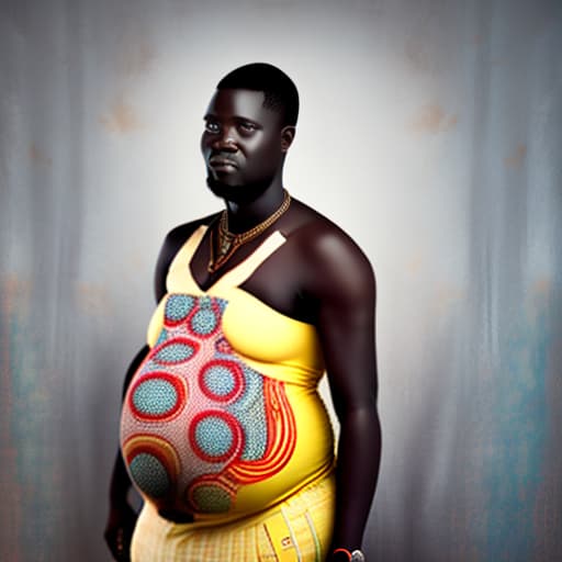 estilovintedois A picture a pregnant African man