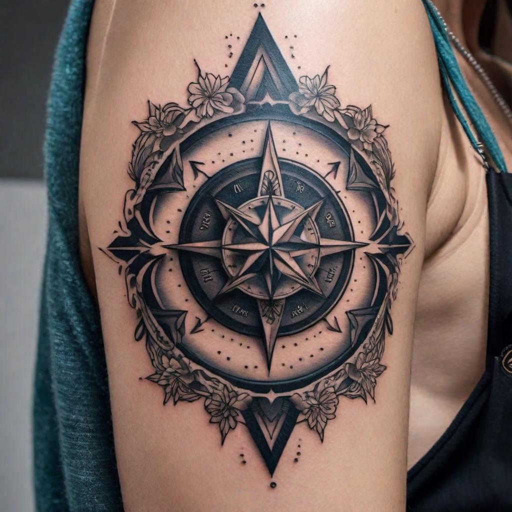  Create a unique tattoo design based on the user's date of birth (31/01/1990), country of birth (Northern Ireland), and star sign (Aquarius). hyperrealistic, full body, detailed clothing, highly detailed, cinematic lighting, stunningly beautiful, intricate, sharp focus, f/1. 8, 85mm, (centered image composition), (professionally color graded), ((bright soft diffused light)), volumetric fog, trending on instagram, trending on tumblr, HDR 4K, 8K