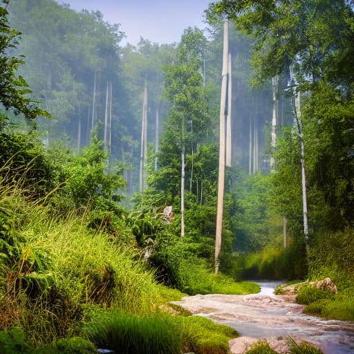  karwan KY jungle or usky engine parts hyperrealistic, full body, detailed clothing, highly detailed, cinematic lighting, stunningly beautiful, intricate, sharp focus, f/1. 8, 85mm, (centered image composition), (professionally color graded), ((bright soft diffused light)), volumetric fog, trending on instagram, trending on tumblr, HDR 4K, 8K