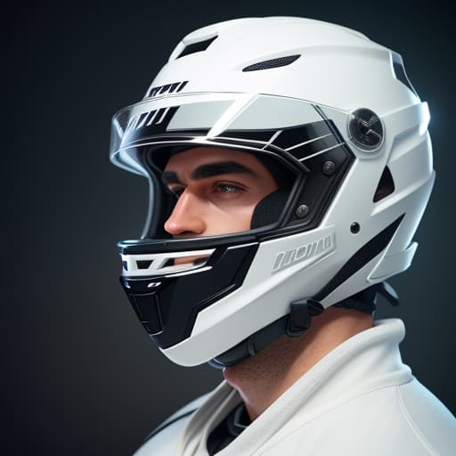  Hockey helmet hyperrealistic, full body, detailed clothing, highly detailed, cinematic lighting, stunningly beautiful, intricate, sharp focus, f/1. 8, 85mm, (centered image composition), (professionally color graded), ((bright soft diffused light)), volumetric fog, trending on instagram, trending on tumblr, HDR 4K, 8K