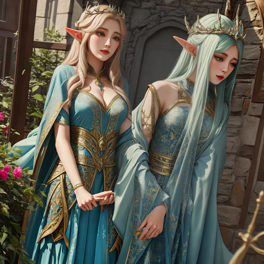  masterpiece, best quality, elven maiden