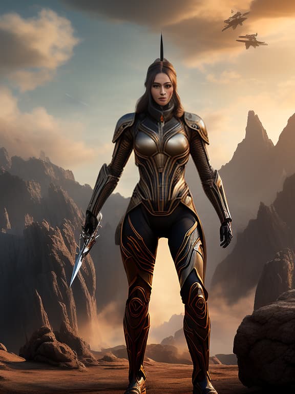  A space girl, another planet, Dune, a tight fitting suit, a sword in hand, ultramodern technology, the best quality, details, a planet flies in the background, a skeletal figure, a mask on her face, full height, her eyes are visible, 8K quality, a black suit, boots., magic, dragons, elves, castles, by Donato Giancola, Ruan Jia, Kekai Kotaki, Magali Villeneuve, Even Mehl Amundsen hyperrealistic, full body, detailed clothing, highly detailed, cinematic lighting, stunningly beautiful, intricate, sharp focus, f/1. 8, 85mm, (centered image composition), (professionally color graded), ((bright soft diffused light)), volumetric fog, trending on instagram, trending on tumblr, HDR 4K, 8K