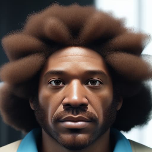  afro man from the future