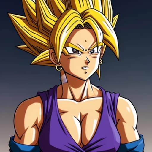  Woman handsome Saiyan