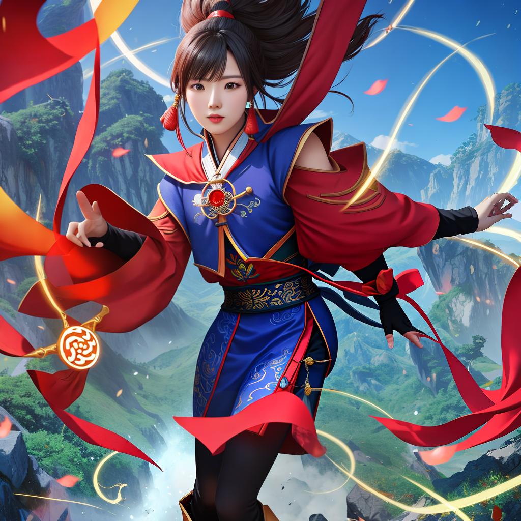  Q version of Chinese mage, single player