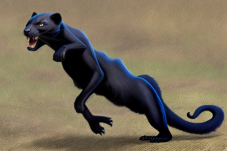  Deroe The giant Flying black panther weasel