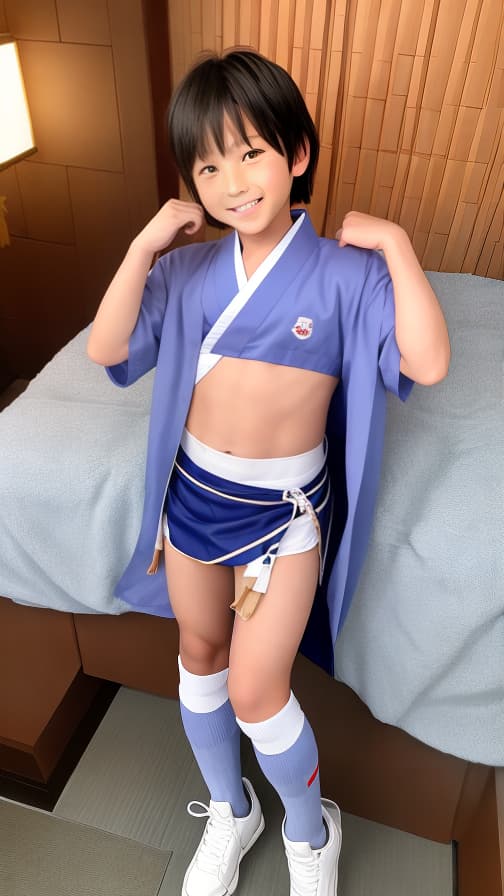  6th grade high socks loincloth Ryokan boy