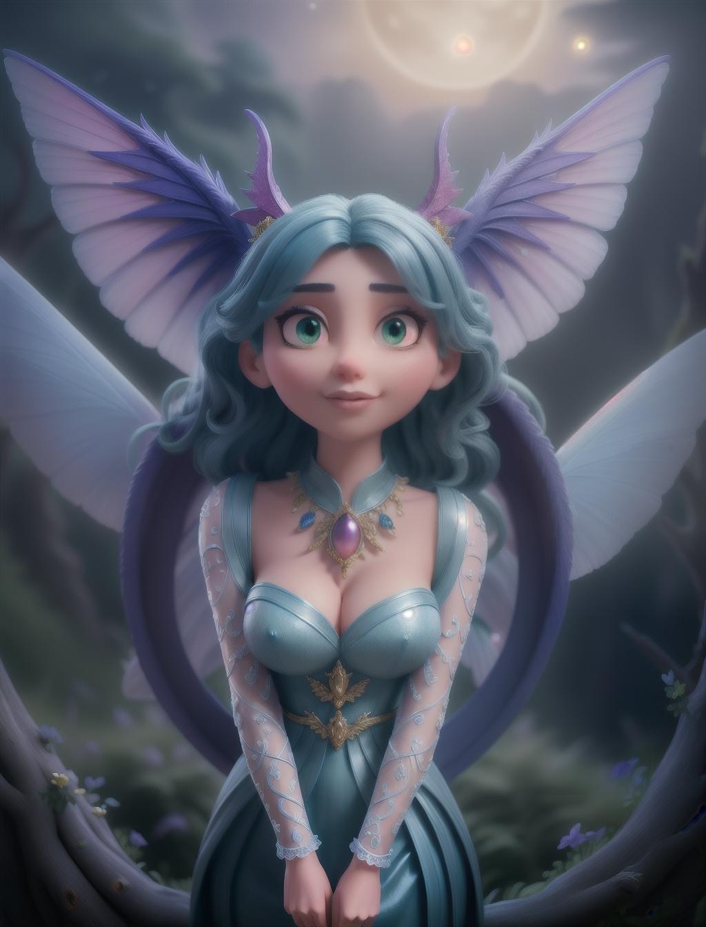  (best quality, 8k, masterpiece:1. 2), close up portrait, sharp focus, alluring demon, ethereal beauty, perched on a cloud, fantasy illustration, enchanting gaze, captivating pose, delicate wings, otherworldly charm, mystical sky, moonlit night, soft colors, artstation, painting, detailed, vignette, hdr, (close up:1. 1), 4k, absurdres, <lora:add_detail_44319:1> hyperrealistic, full body, detailed clothing, highly detailed, cinematic lighting, stunningly beautiful, intricate, sharp focus, f/1. 8, 85mm, (centered image composition), (professionally color graded), ((bright soft diffused light)), volumetric fog, trending on instagram, trending on tumblr, HDR 4K, 8K