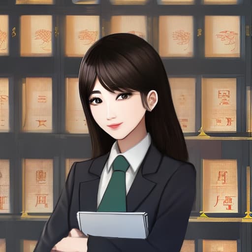  Female lawyer WeChat avatar,